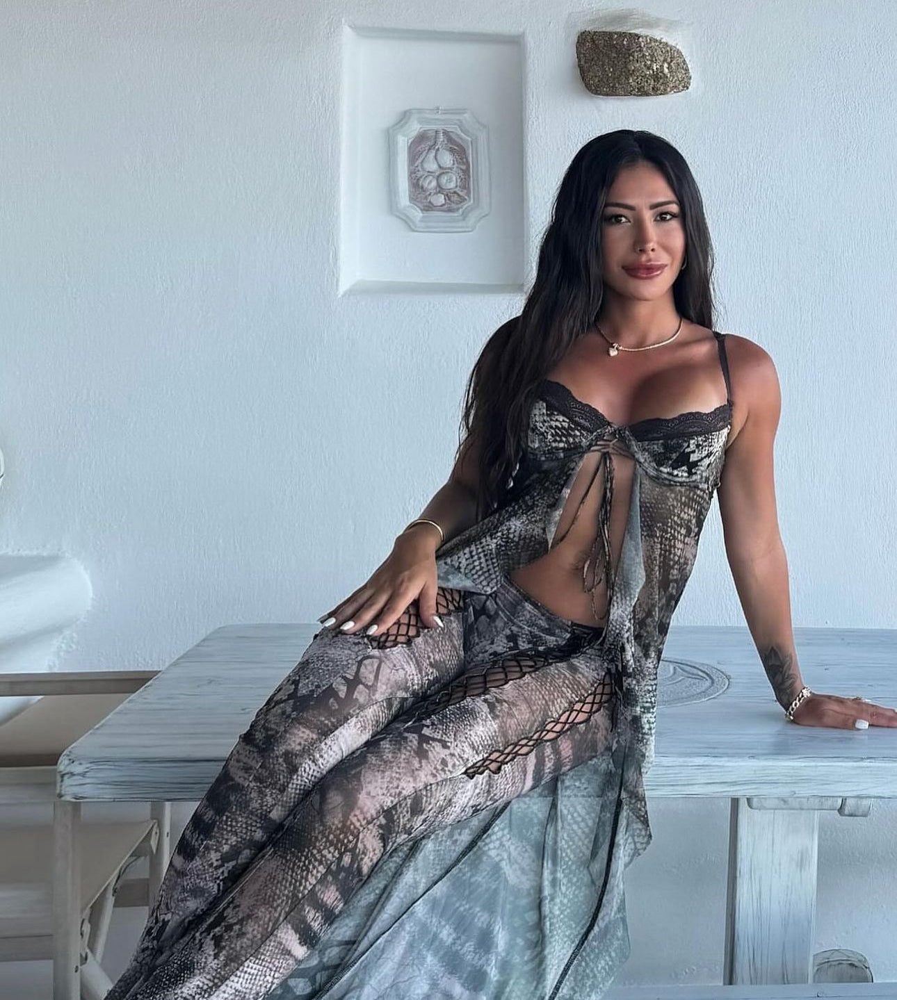 Snakeskin mesh set