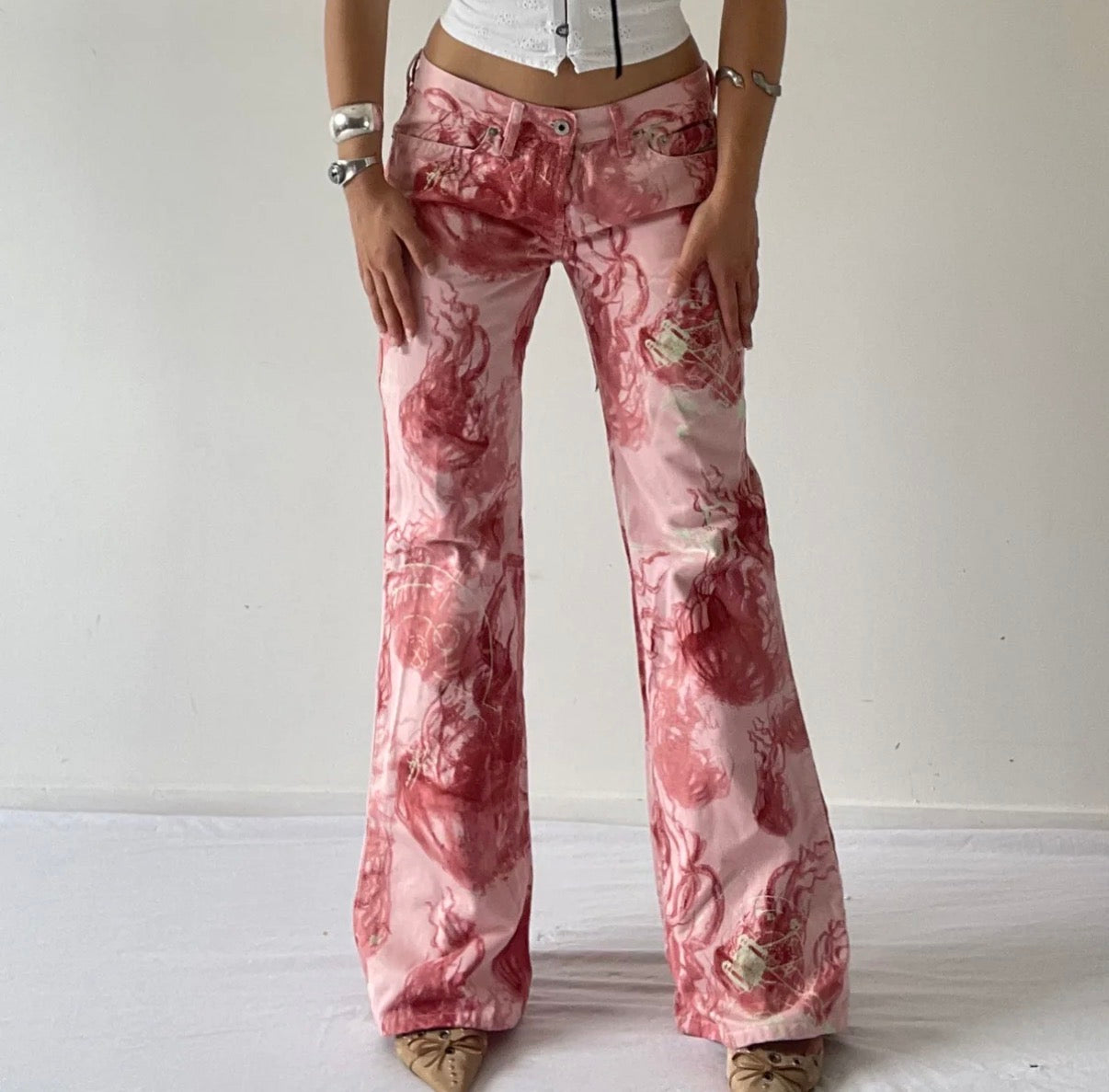 Early 2000s diesel printed jeans