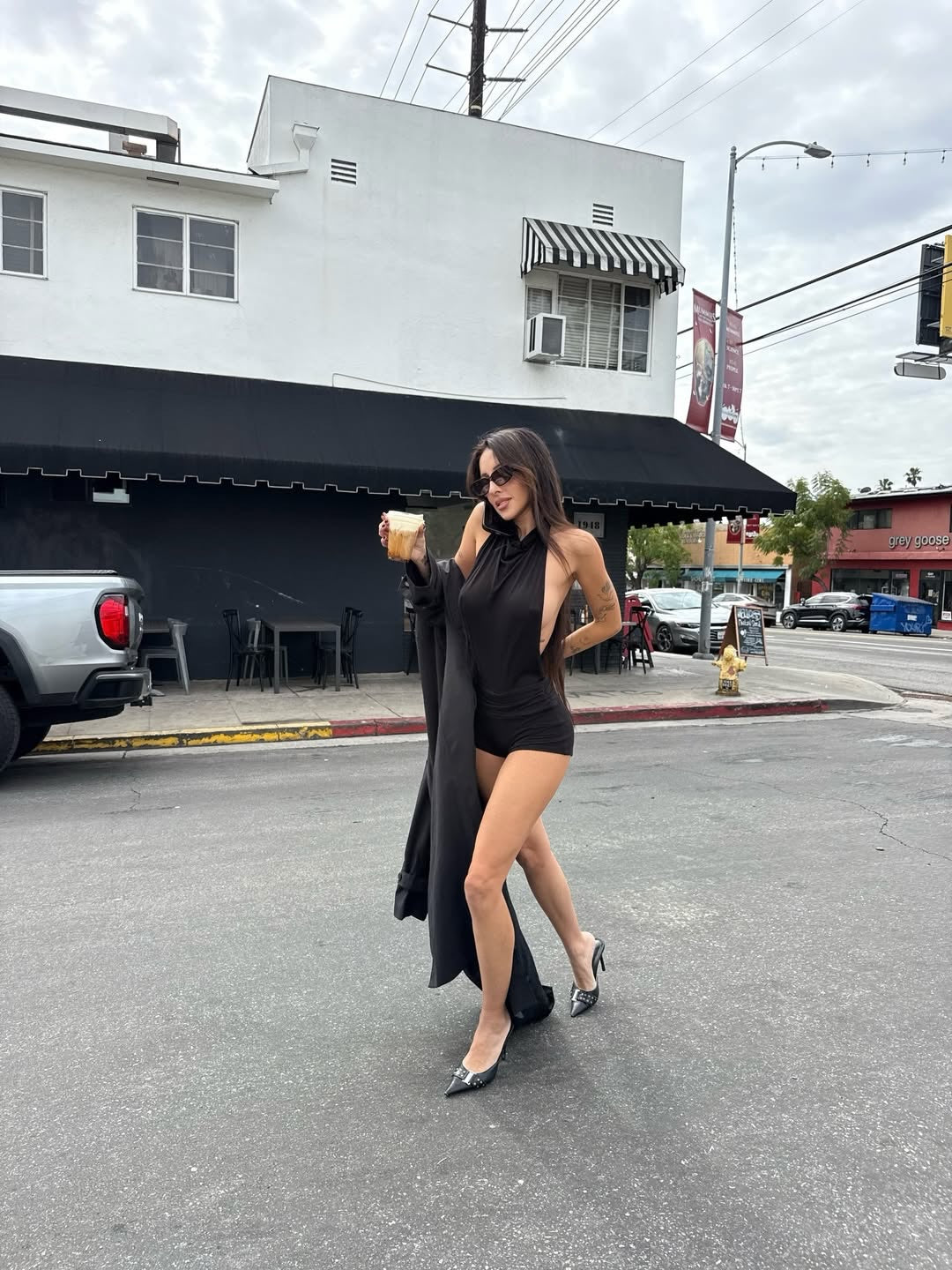 the backless romper