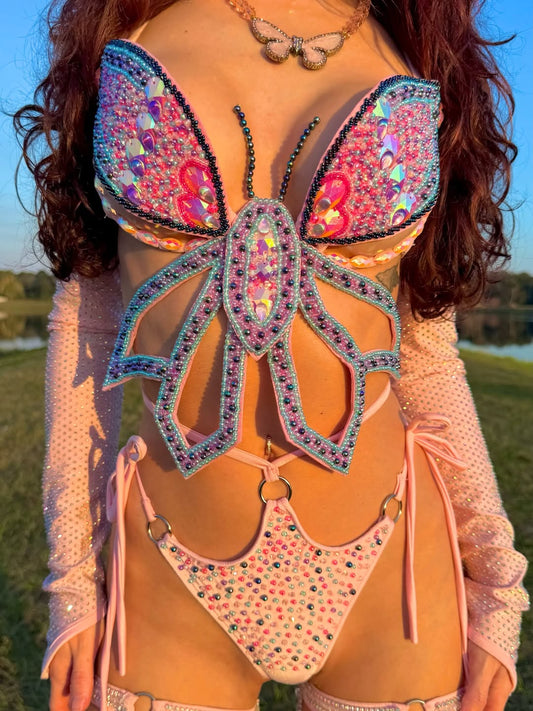 Carnival butterfly bra