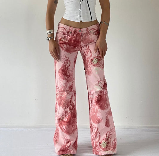 Early 2000s diesel printed jeans