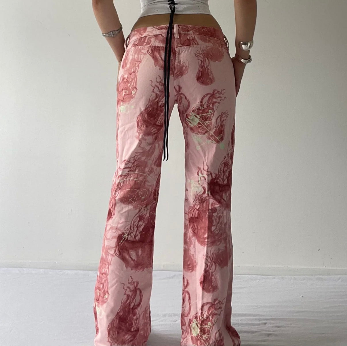 Early 2000s diesel printed jeans